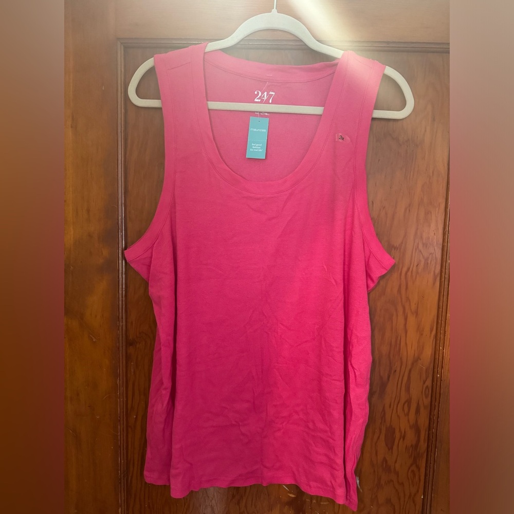 NWT Maurice’s Hot Pink Tank Top